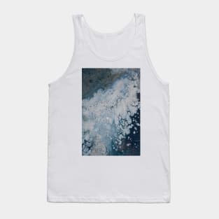 Frozen Waters Acrylic Pour Vector Tank Top